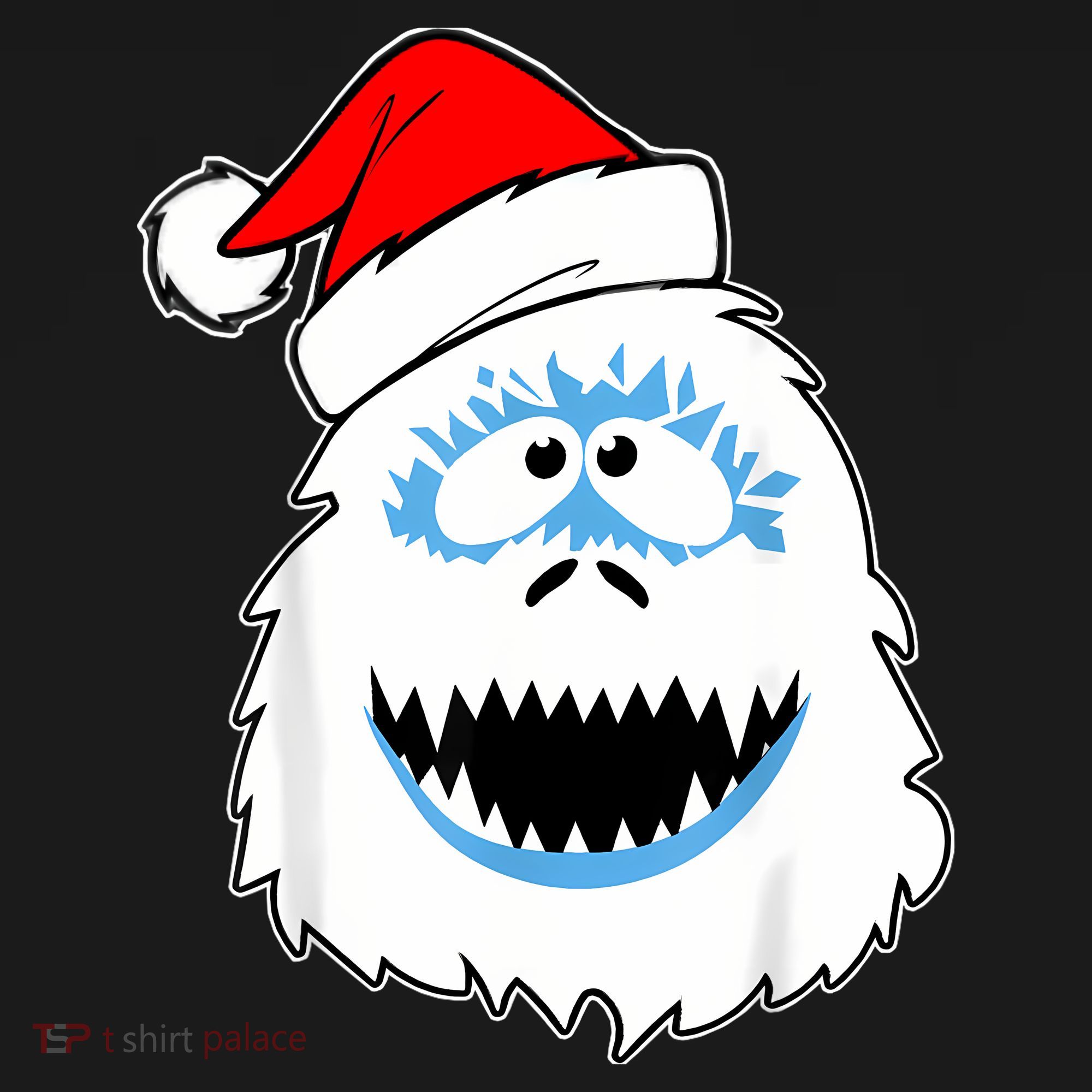 Funny Xmas Abominable Snowman Bigfoot Yeti Retro Christmas Women's Tank Top