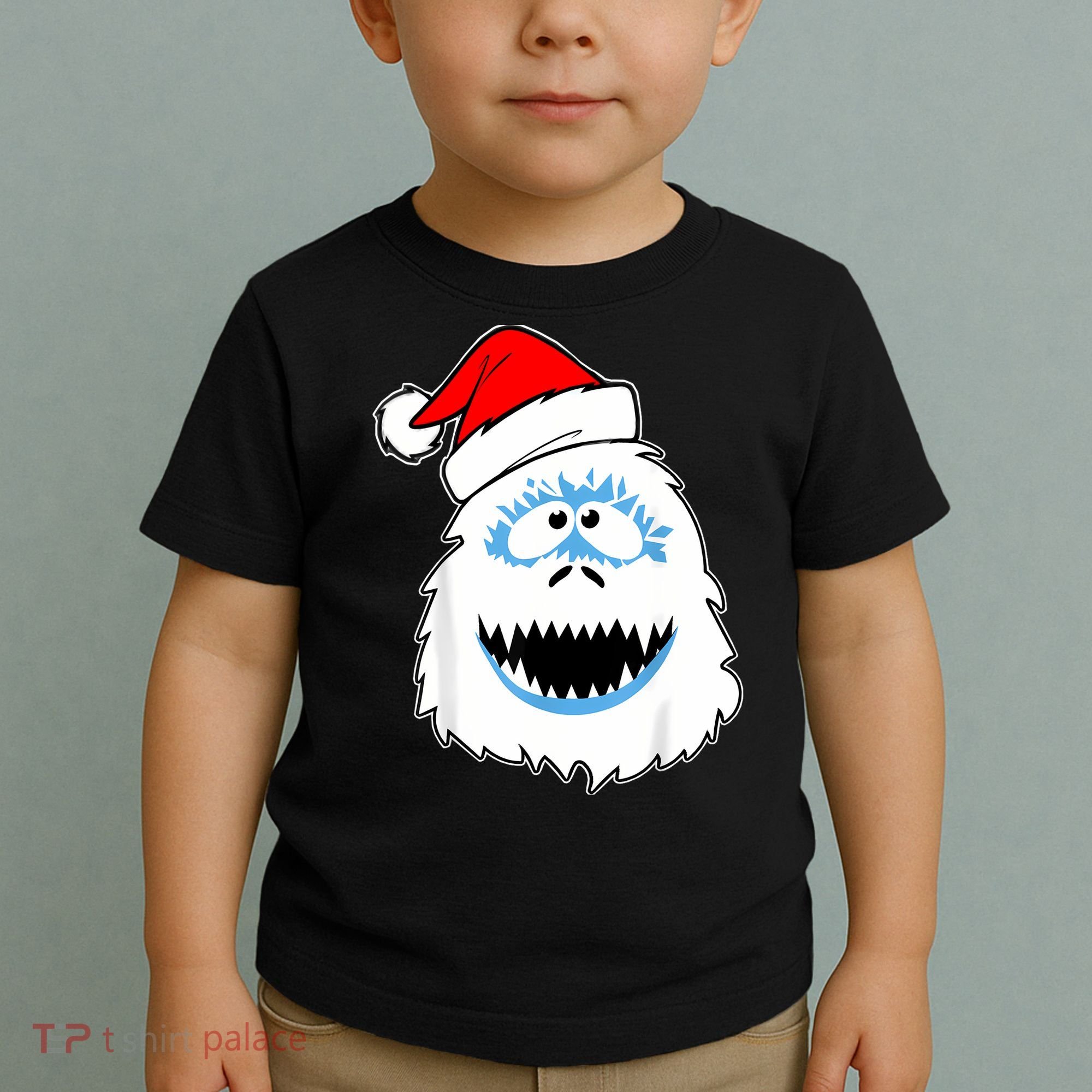Funny Xmas Abominable Snowman Bigfoot Yeti Retro Christmas Toddler T-Shirt