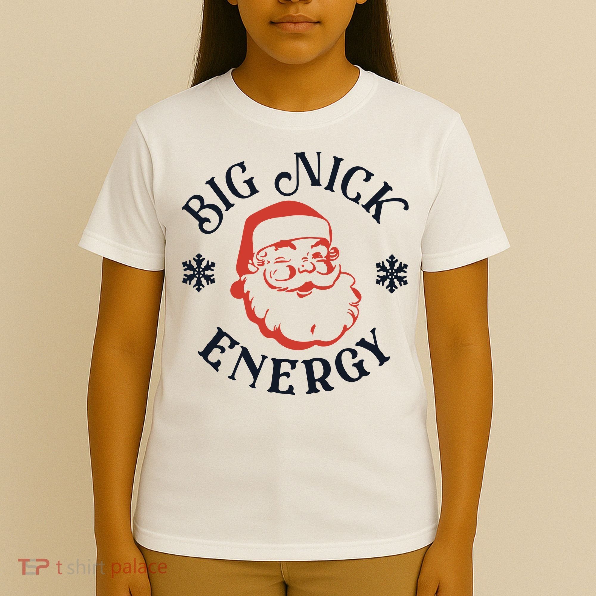 Funny Xmas Big Nick Energy Christmas Santa Claus T-Shirt