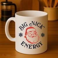 Funny Xmas Big Nick Energy Christmas Santa Claus Coffee Mug thumb 4
