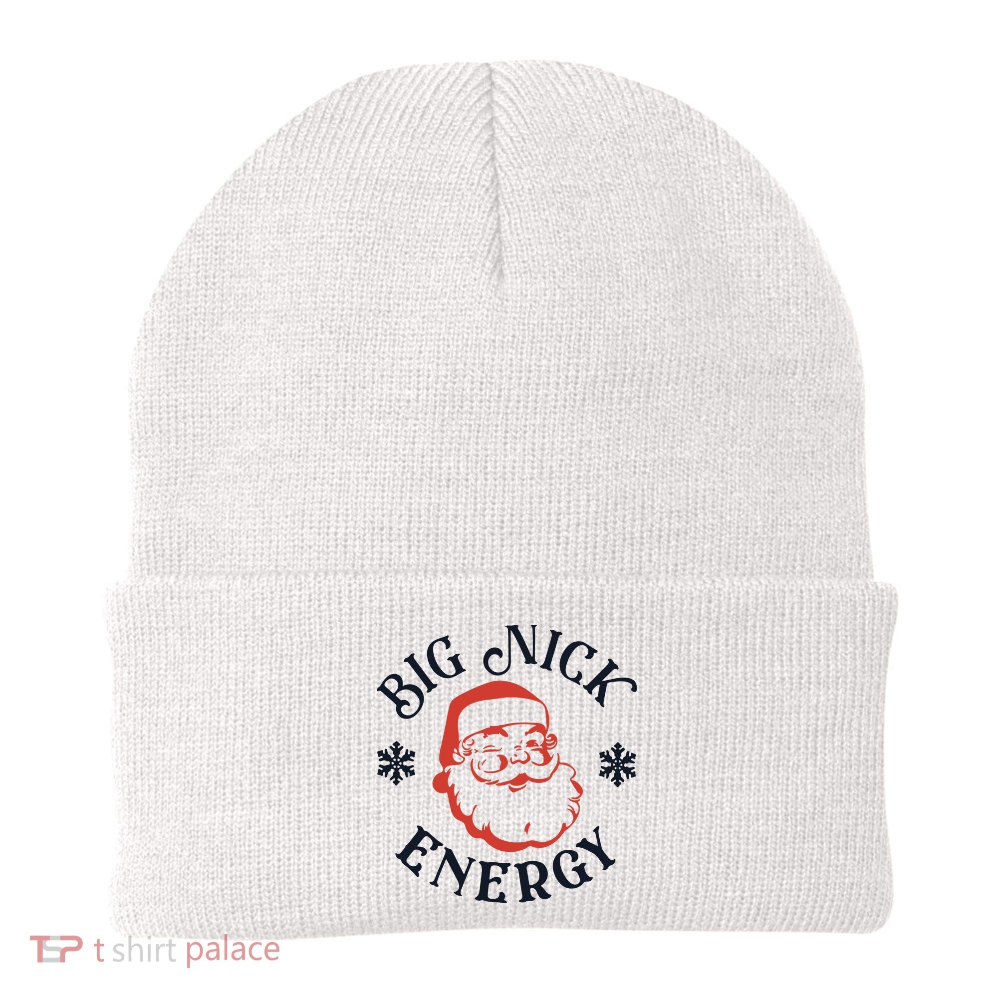 Funny Xmas Big Nick Energy Christmas Santa Claus Beanie