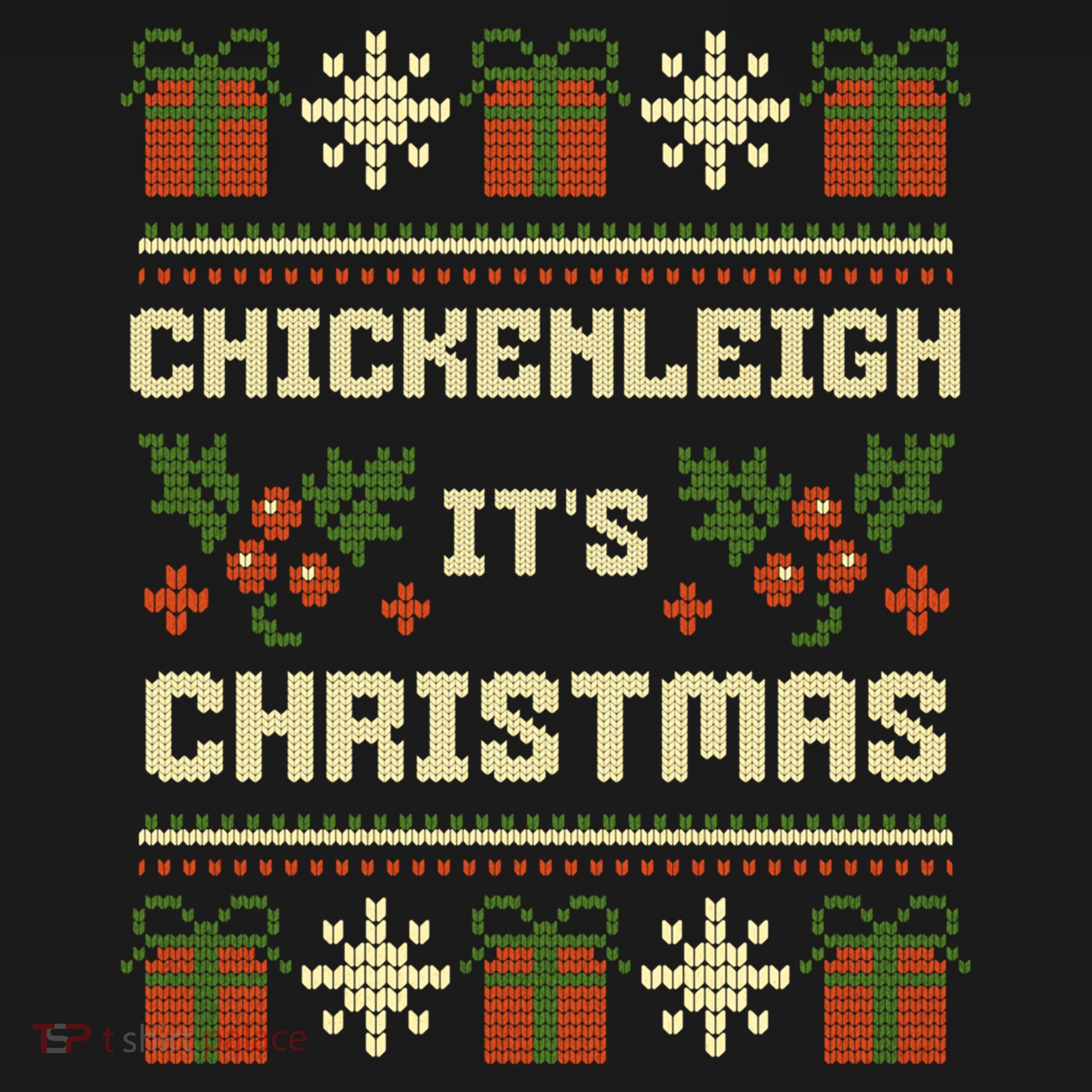 Funny Xmas Chickenleigh Its Sweater Ugly Christmas Gift Apron