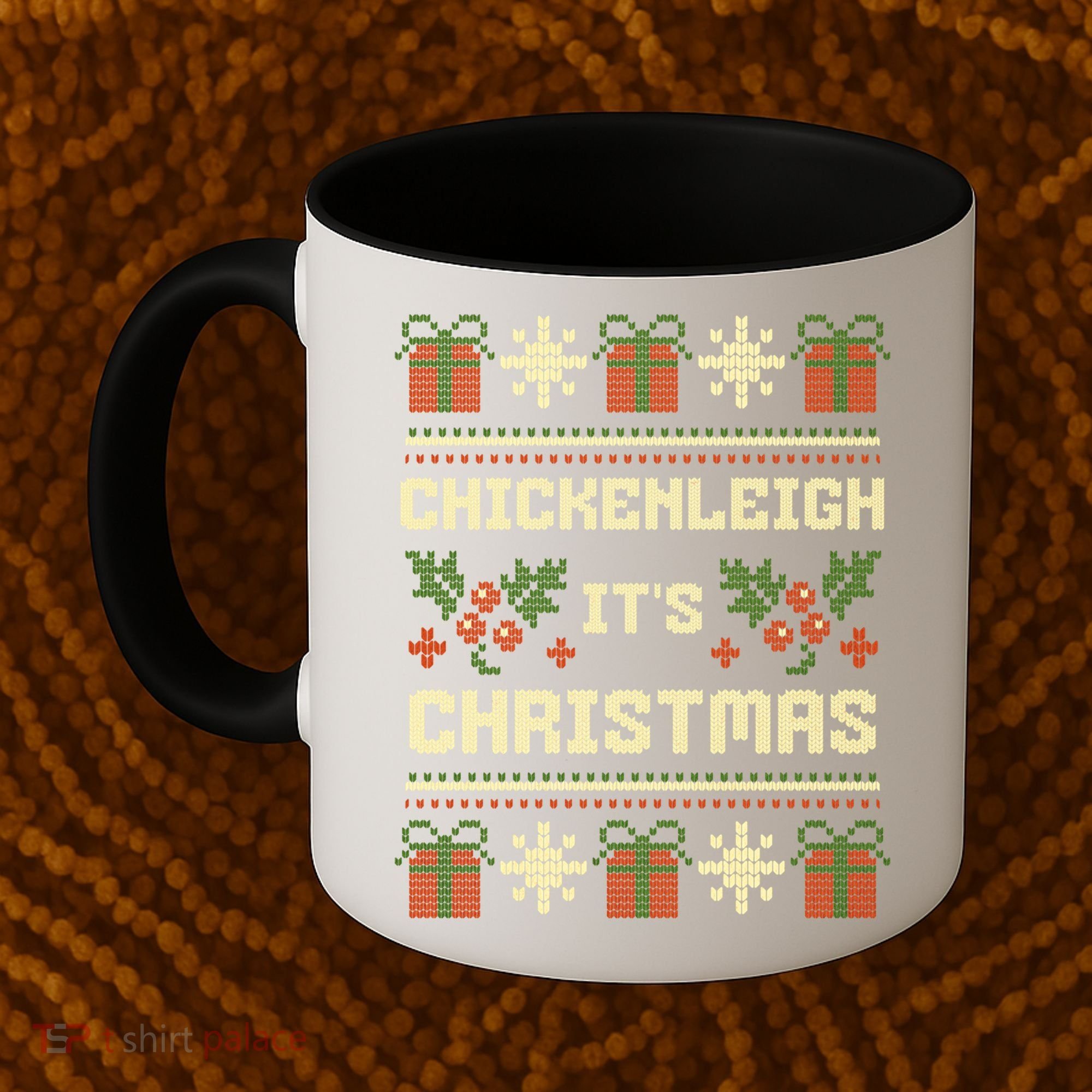 Funny Xmas Chickenleigh Its Sweater Ugly Christmas Gift Coffee Mug