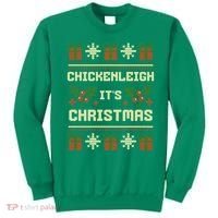 Funny Xmas Chickenleigh Its Sweater Ugly Christmas Gift Sweatshirt thumb 0