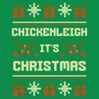 Funny Xmas Chickenleigh Its Sweater Ugly Christmas Gift Ornament thumb 1