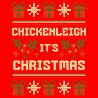 Funny Xmas Chickenleigh Its Sweater Ugly Christmas Gift Santa Hat thumb 1