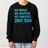 Funny Xc Cross Country Running Gift No Bench No Halftime Gift Women's Sweatshirt thumb 0