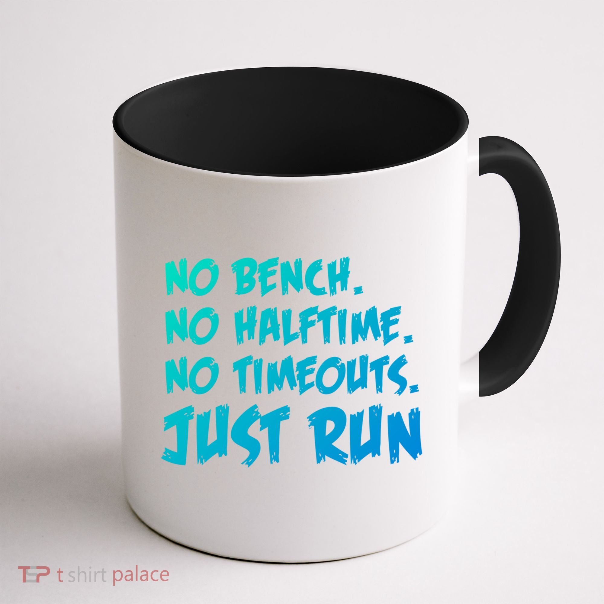 Funny Xc Cross Country Running Gift No Bench No Halftime Gift Coffee Mug