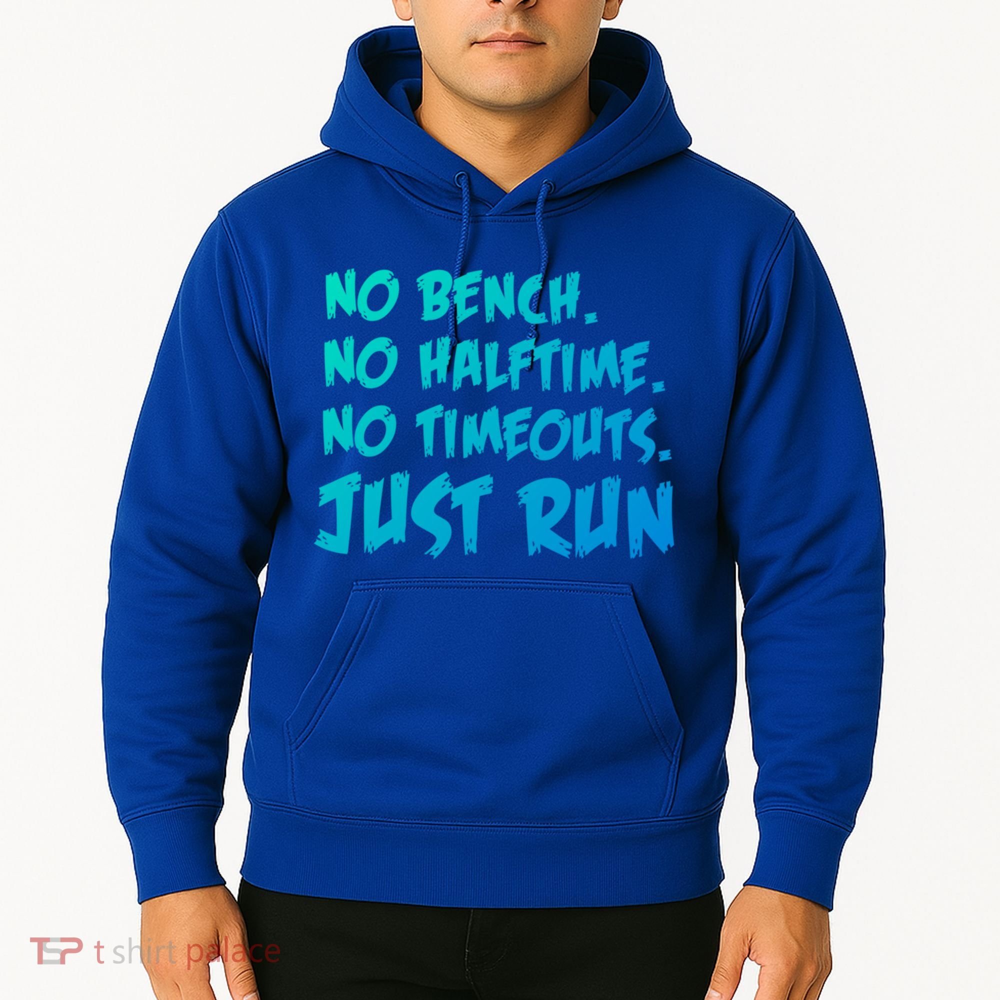 Funny Xc Cross Country Running Gift No Bench No Halftime Gift Hoodie
