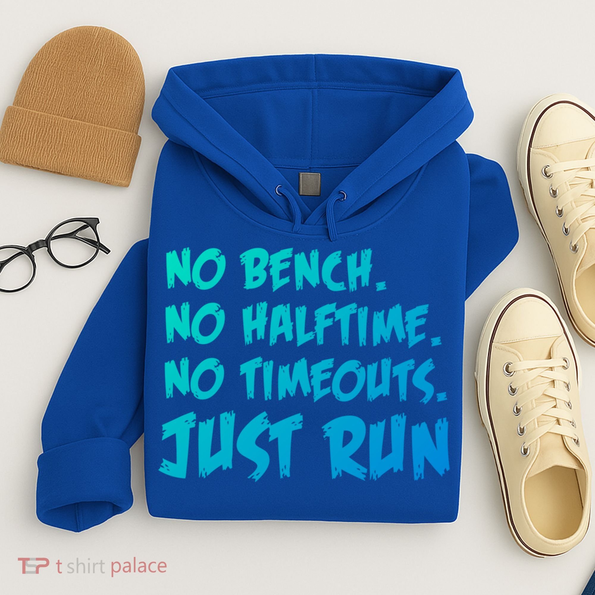 Funny Xc Cross Country Running Gift No Bench No Halftime Gift Hoodie
