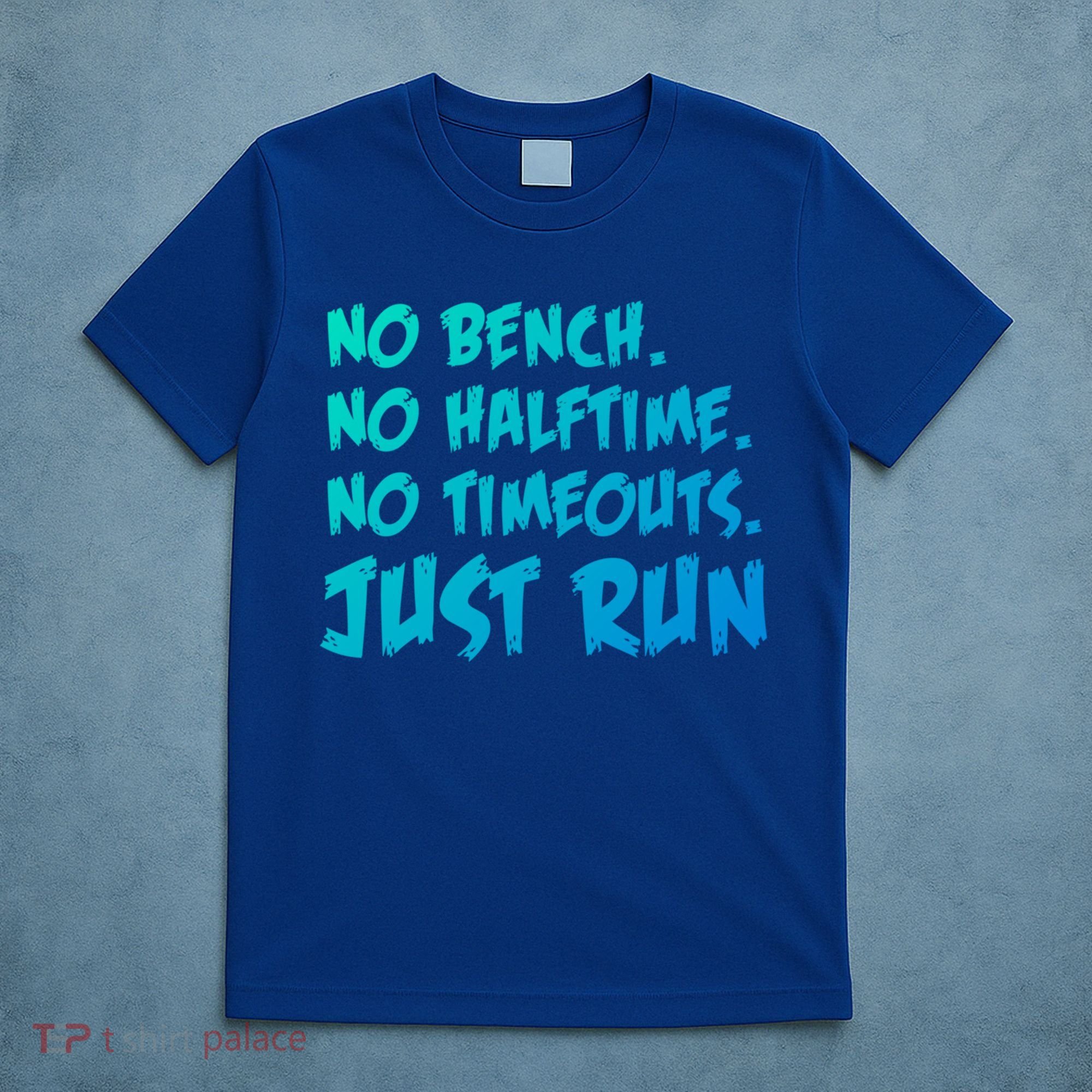 Funny Xc Cross Country Running Gift No Bench No Halftime Gift T-Shirt