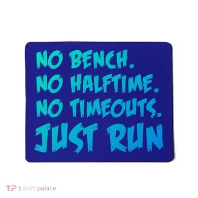 Funny Xc Cross Country Running Gift No Bench No Halftime Gift Mousepad