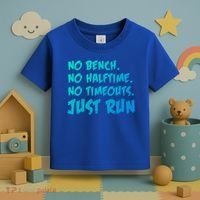 Funny Xc Cross Country Running Gift No Bench No Halftime Gift Toddler T-Shirt thumb 3