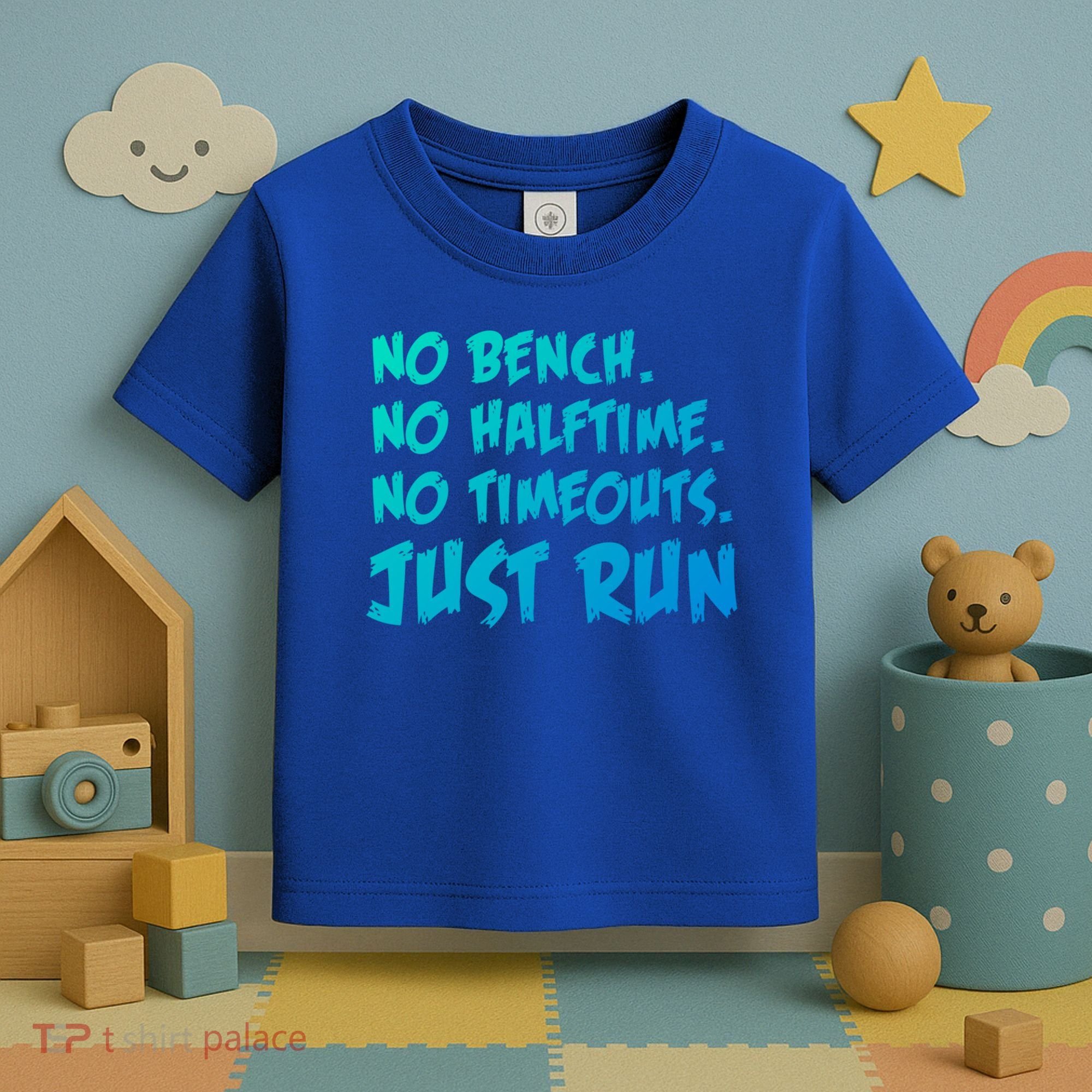 Funny Xc Cross Country Running Gift No Bench No Halftime Gift Toddler T-Shirt