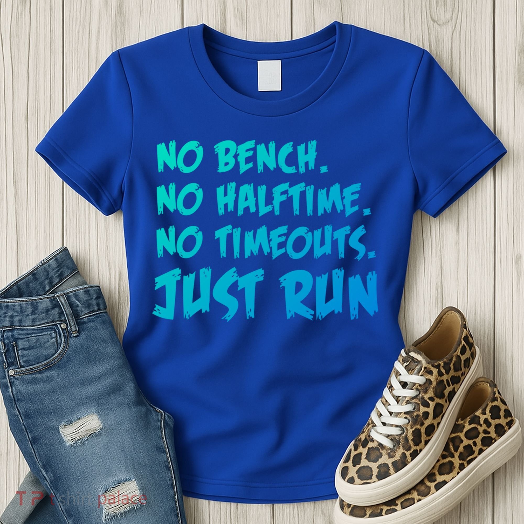 Funny Xc Cross Country Running Gift No Bench No Halftime Gift Women's T-Shirt
