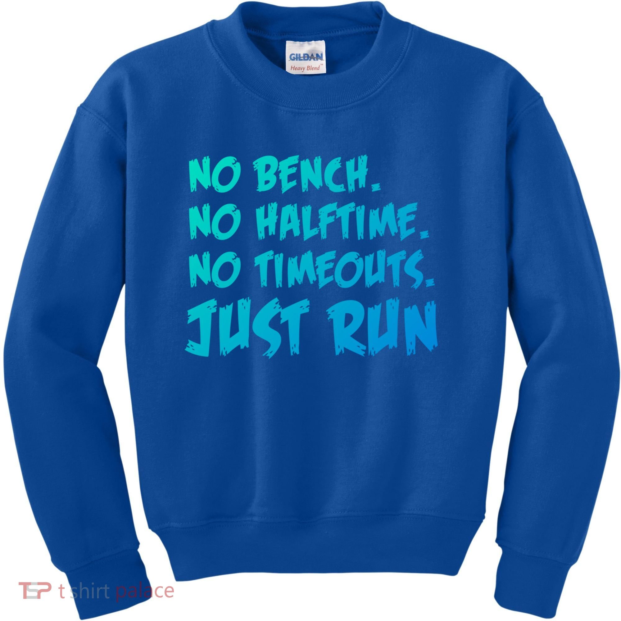 Funny Xc Cross Country Running Gift No Bench No Halftime Gift Kids Sweatshirt