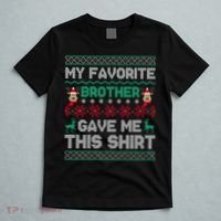 Funny Xmas Gift From Brother To Sisters Brothers Gift T-Shirt thumb 5