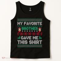 Funny Xmas Gift From Brother To Sisters Brothers Gift Tank Top thumb 2