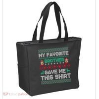 Funny Xmas Gift From Brother To Sisters Brothers Gift Tote Bag thumb 2