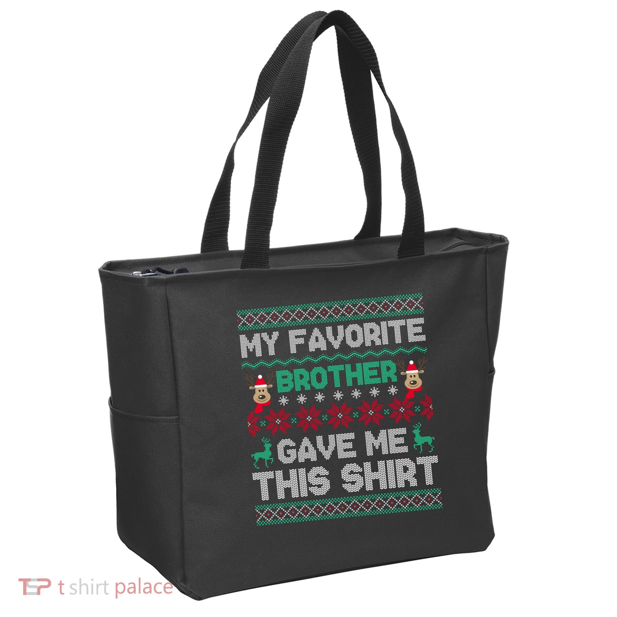 Funny Xmas Gift From Brother To Sisters Brothers Gift Tote Bag