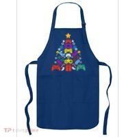 Funny Xmas Gamer Games Controllers Christmas Tree Boys Cool Gift Apron thumb 0