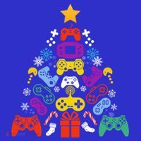 Funny Xmas Gamer Games Controllers Christmas Tree Boys Cool Gift Baby Bodysuit thumb 2