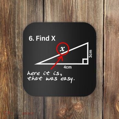 Find X Here It Is That Was Easy Coaster