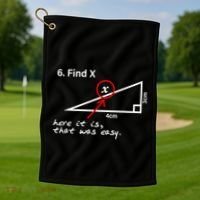 Find X Here It Is That Was Easy Golf Towel thumb 1