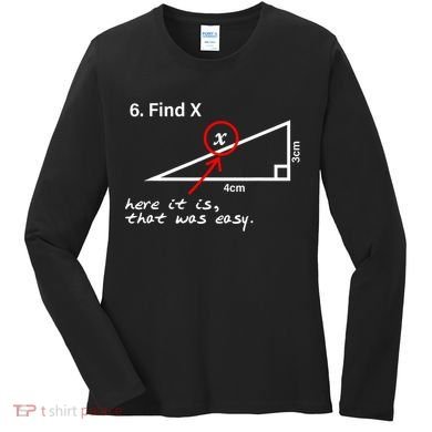 Find X Here It Is That Was Easy Women's Long Sleeve Shirt