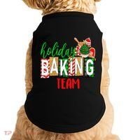 Funny Xmas Holiday Baking Team Christmas Costume Doggie Tank thumb 0