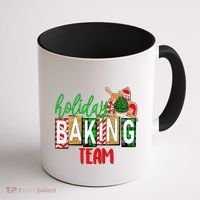 Funny Xmas Holiday Baking Team Christmas Costume Coffee Mug thumb 1