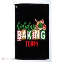 Funny Xmas Holiday Baking Team Christmas Costume Golf Towel thumb 0