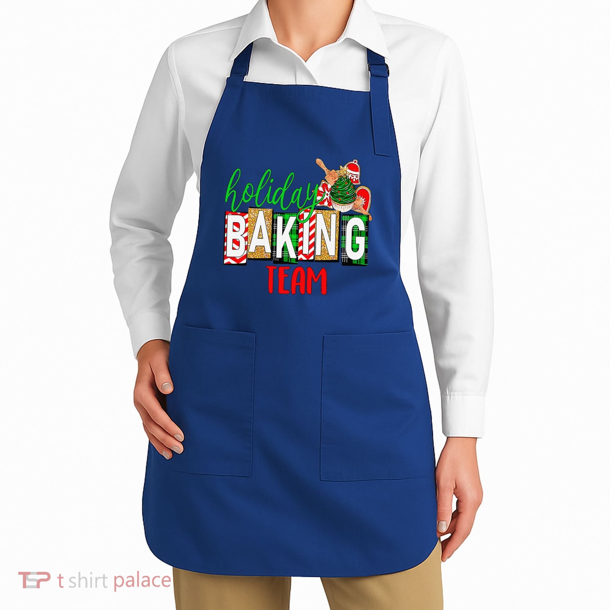 Funny Xmas Holiday Baking Team Christmas Costume Apron