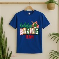 Funny Xmas Holiday Baking Team Christmas Costume T-Shirt thumb 2