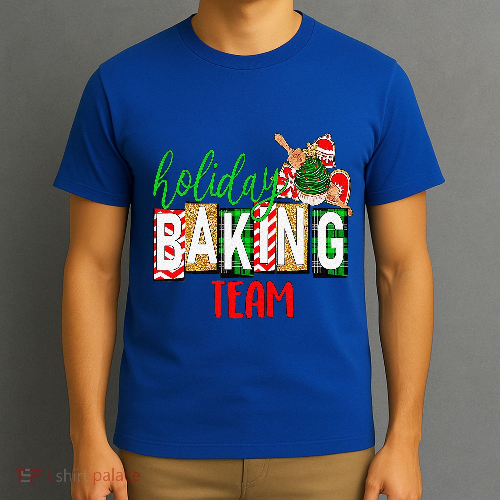 Funny Xmas Holiday Baking Team Christmas Costume T-Shirt