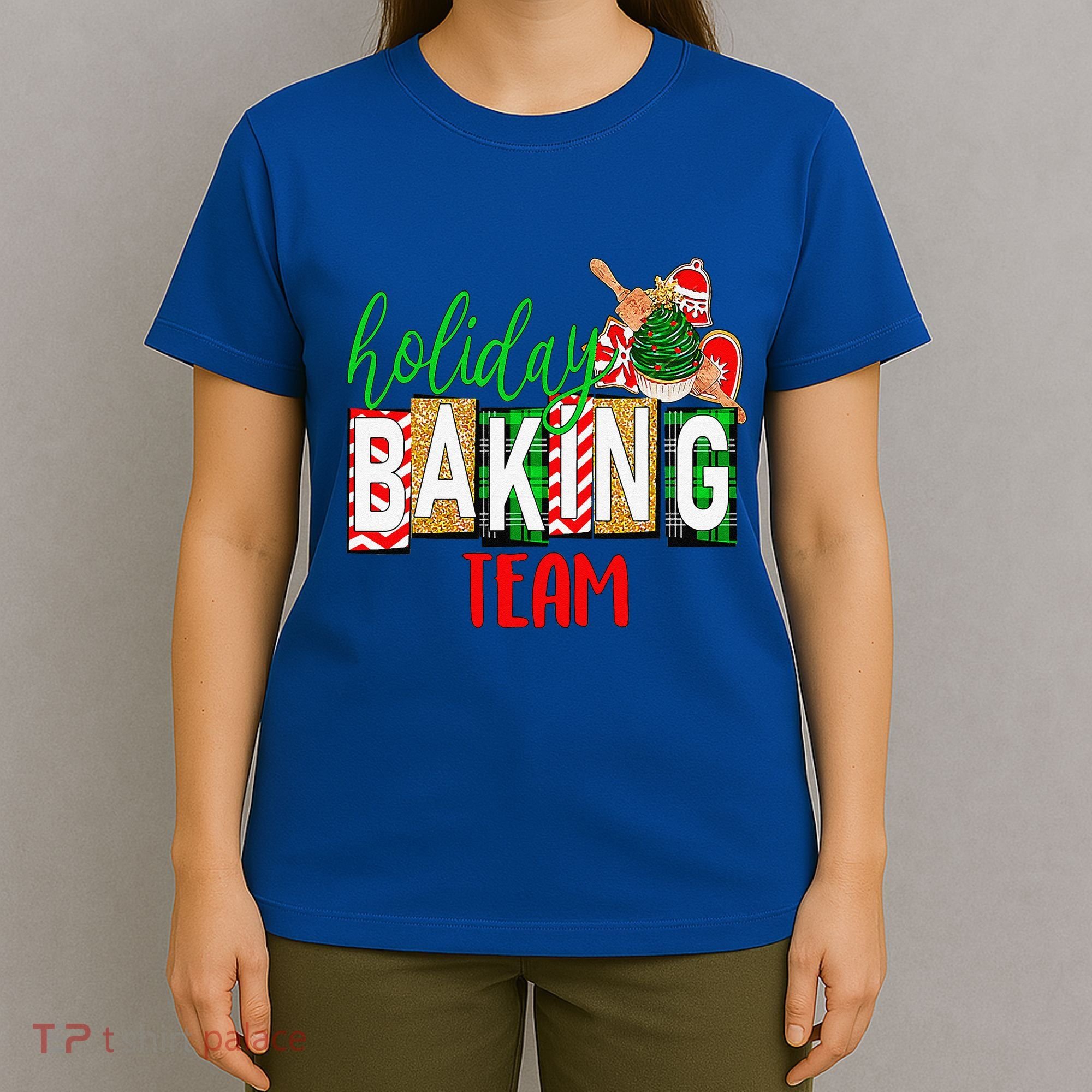 Funny Xmas Holiday Baking Team Christmas Costume T-Shirt