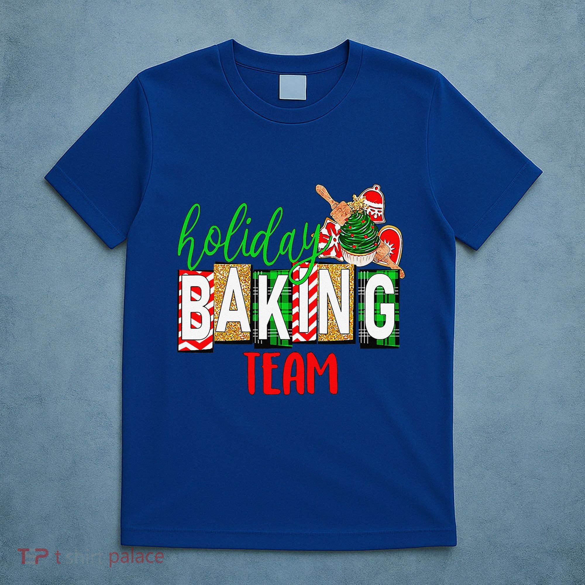 Funny Xmas Holiday Baking Team Christmas Costume T-Shirt