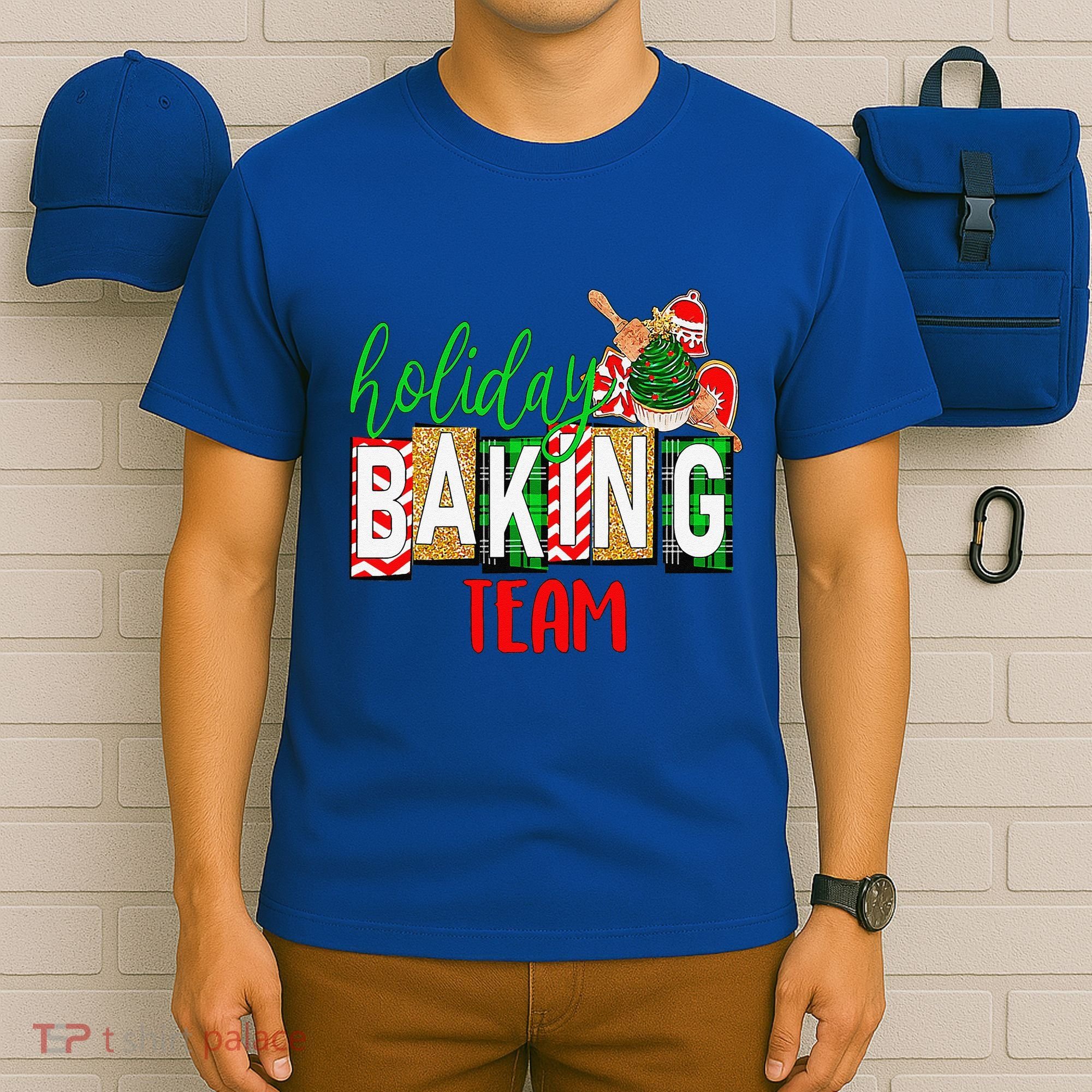 Funny Xmas Holiday Baking Team Christmas Costume T-Shirt