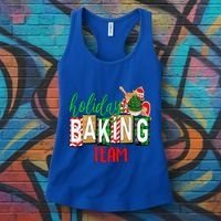 Funny Xmas Holiday Baking Team Christmas Costume Women's Tank Top thumb 3
