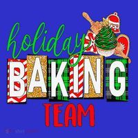 Funny Xmas Holiday Baking Team Christmas Costume Baby Bodysuit thumb 2