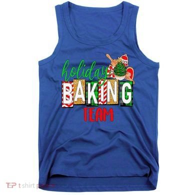 Funny Xmas Holiday Baking Team Christmas Costume Tank Top