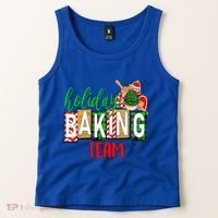 Funny Xmas Holiday Baking Team Christmas Costume Tank Top thumb 2