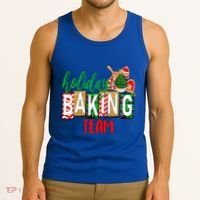Funny Xmas Holiday Baking Team Christmas Costume Tank Top thumb 3