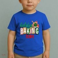 Funny Xmas Holiday Baking Team Christmas Costume Toddler T-Shirt thumb 2