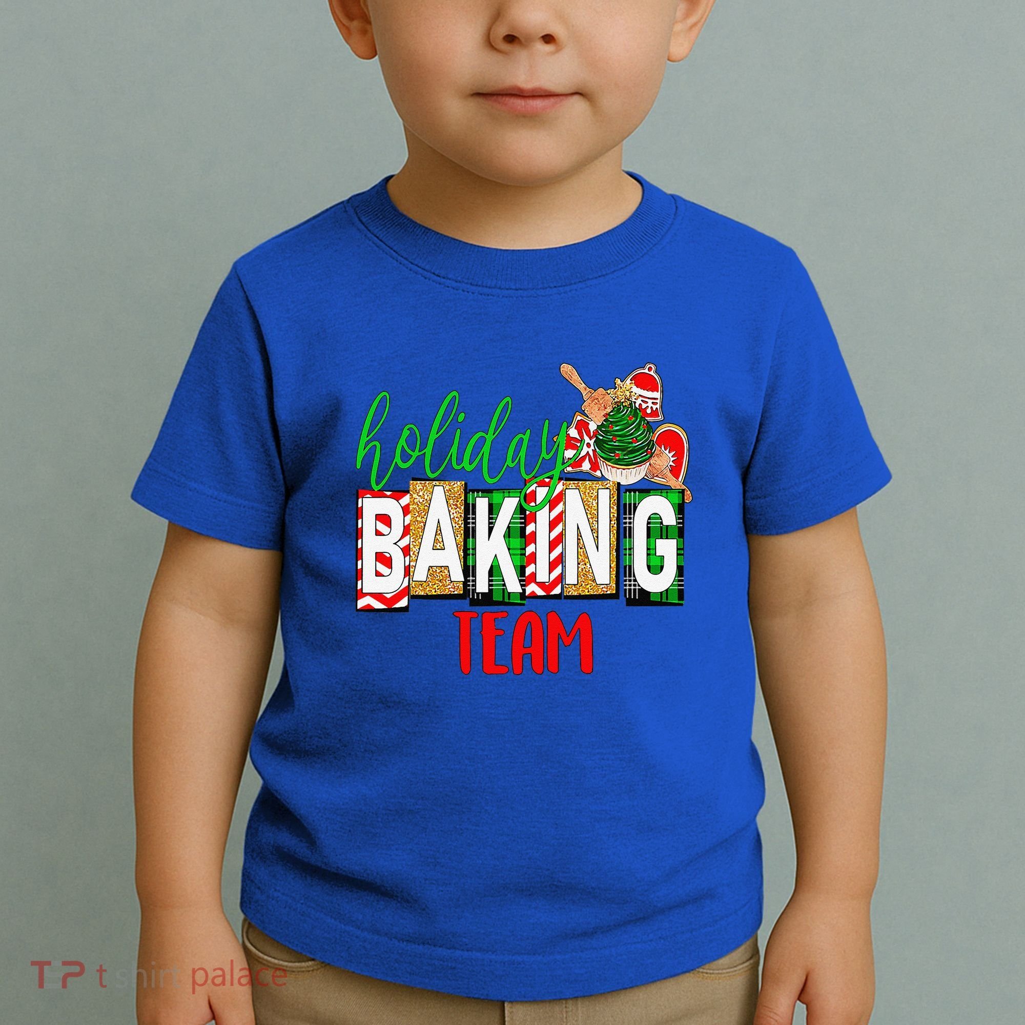 Funny Xmas Holiday Baking Team Christmas Costume Toddler T-Shirt