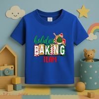 Funny Xmas Holiday Baking Team Christmas Costume Toddler T-Shirt thumb 3