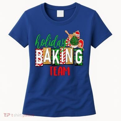 Funny Xmas Holiday Baking Team Christmas Costume Women's T-Shirt