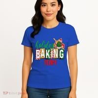 Funny Xmas Holiday Baking Team Christmas Costume Women's T-Shirt thumb 4