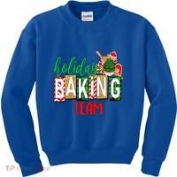 Funny Xmas Holiday Baking Team Christmas Costume Kids Sweatshirt thumb 0