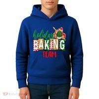 Funny Xmas Holiday Baking Team Christmas Costume Kids Hoodie thumb 4